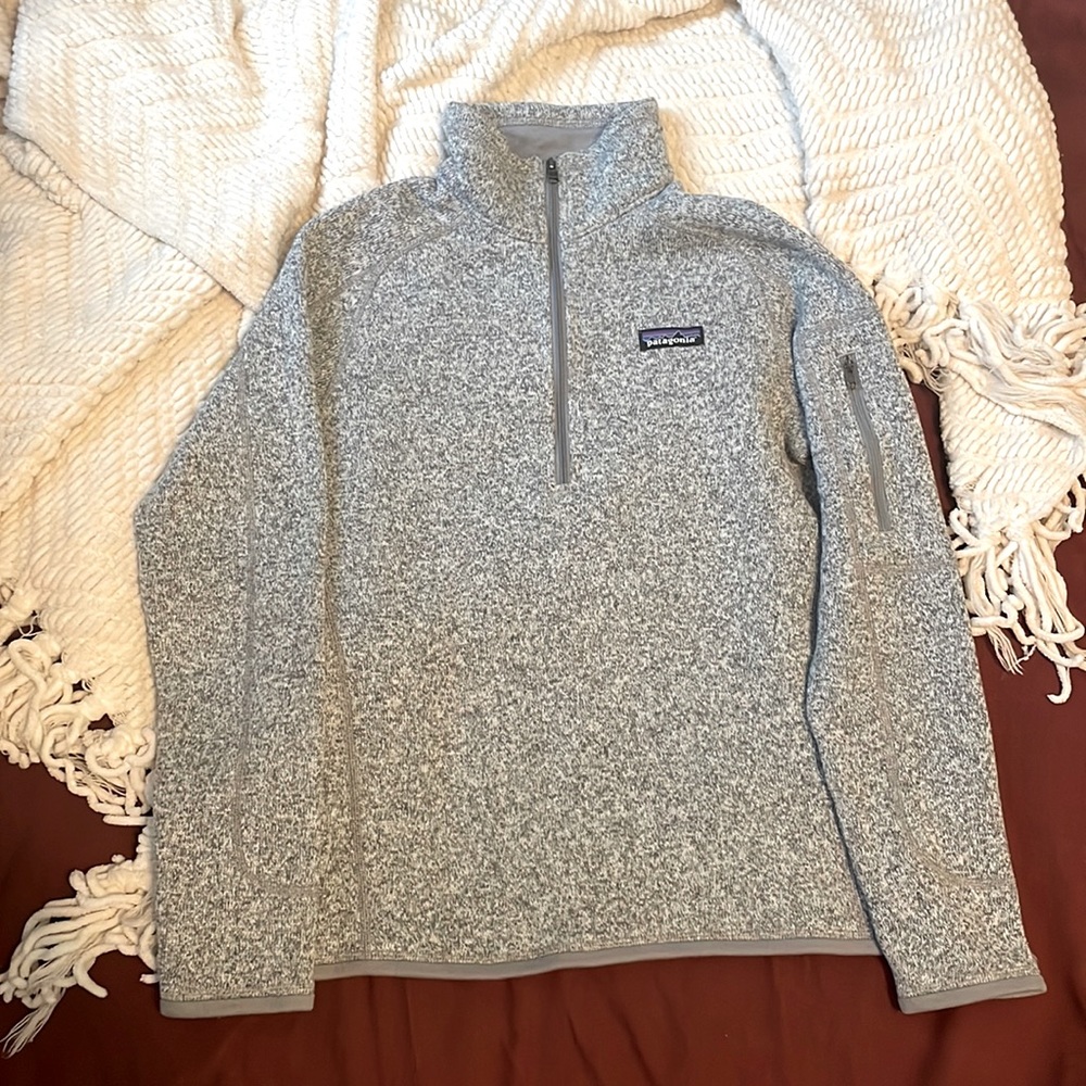 Grey quarter zip Patagonia